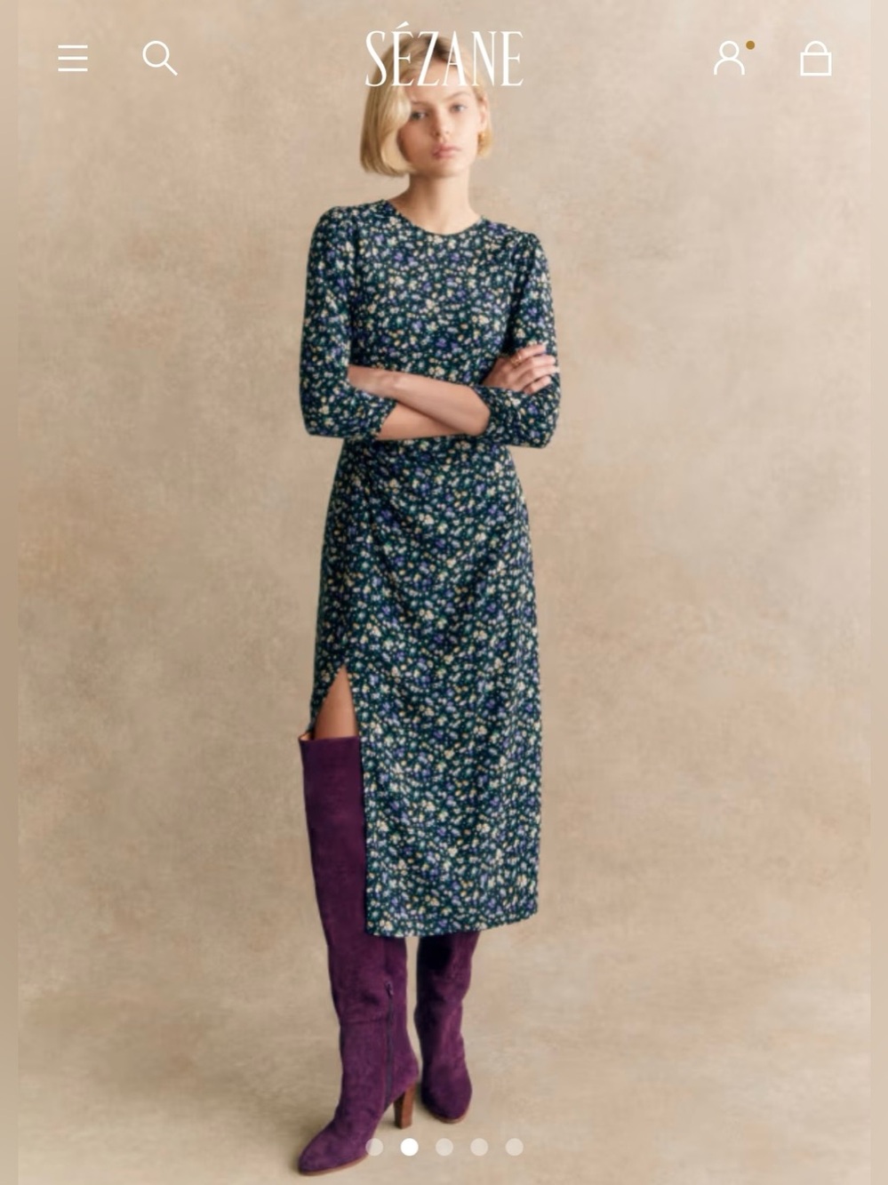 NEW Sezane Themis Dress Size 10/42